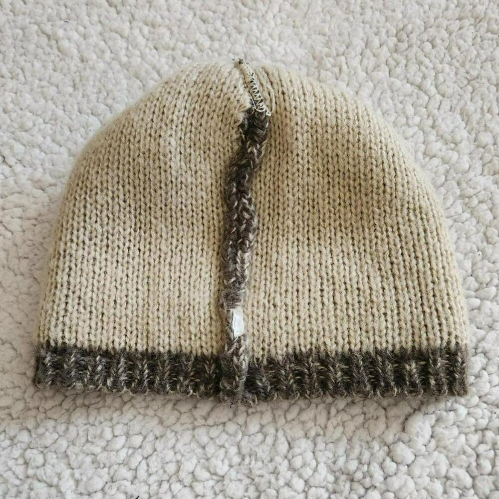 Vintage Y2k brown owl Knit Beanie Outdoors Scandi Girl Granola Girl Indie - Picture 7 of 7
